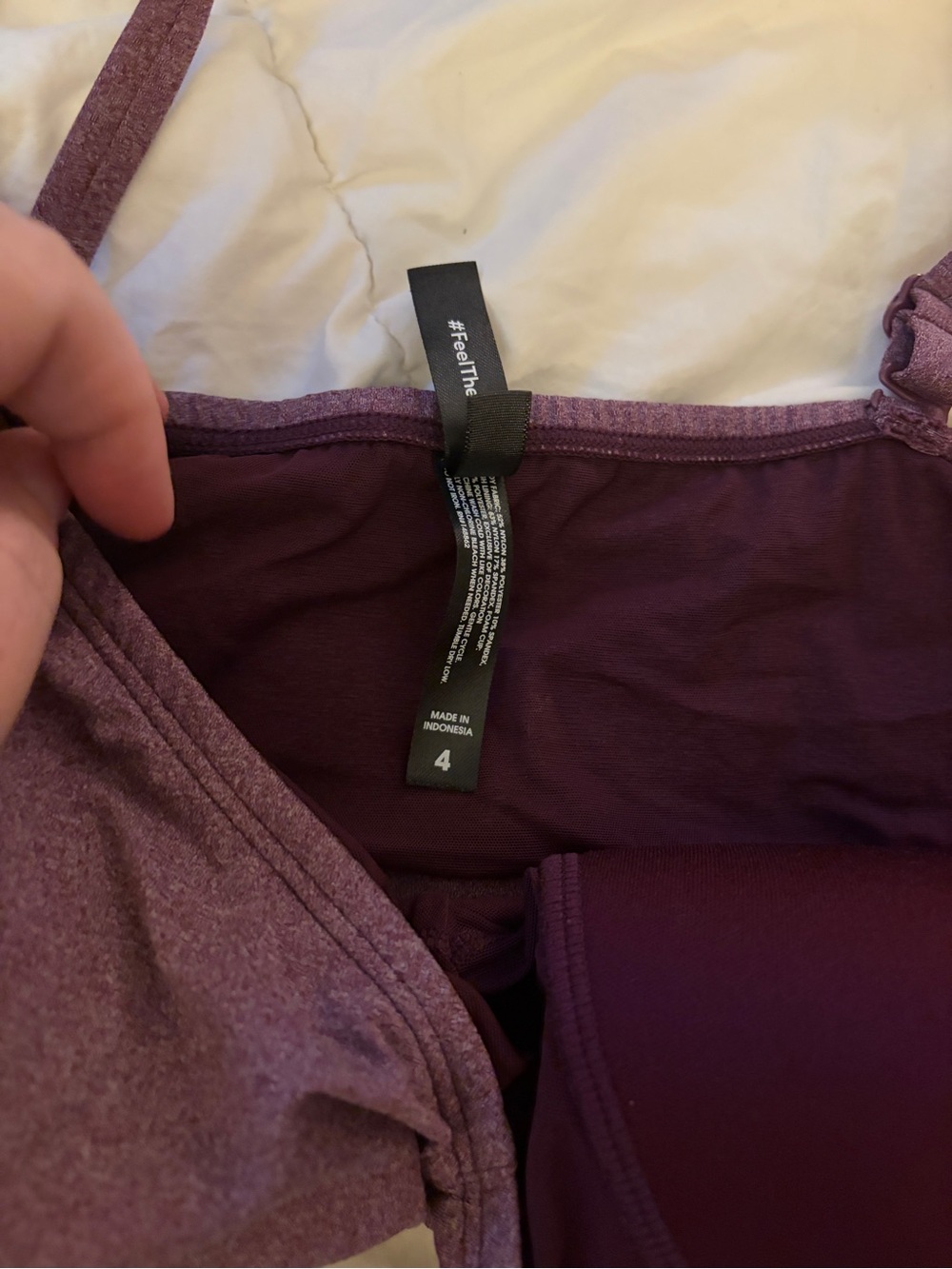 Torrid Purple Bra size 4